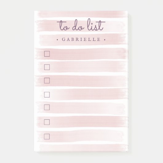 ストライプの芸術的一覧に色彩の鮮やかする水の色 ポストイット (正面)