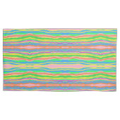 ストライプの菓子の枕ケース 枕カバー (正面左)