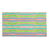 ストライプの菓子の枕ケース 枕カバー (裏面-左)