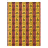 ストライプの葉秋シーズンテーブルクロス テーブルクロス (正面)