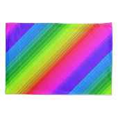 ストライプの虹 枕カバー (裏面)