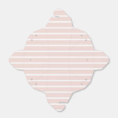 ストライプの赤面ピンク白の水平ストライプ フェイバーボックス (折り畳みなし)