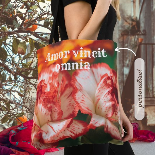 ストライプの車 トートバッグ