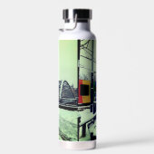 ストライプの電 ウォーターボトル (右面)