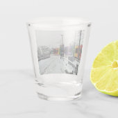 ストライプの電 ショットグラス (裏面)