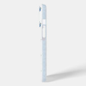 ストライプの青いアジサイ Case-Mate iPhoneケース (裏面 / 左)