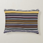 ストライプの アクセントクッション (裏面)