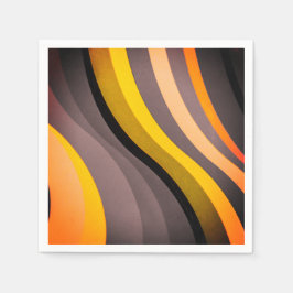 ストライプの スタンダードカクテルナプキン