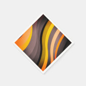 ストライプの スタンダードカクテルナプキン (角)