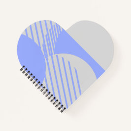 ストライプの ノートブック