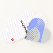 ストライプの ノートブック (内部)