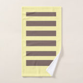 ストライプの バスタオルセット (ハンドタオル)