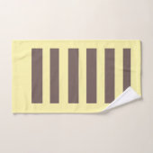 ストライプの バスタオルセット (ハンドタオル)