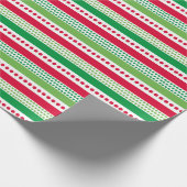 ストライプの ラッピングペーパー (角)