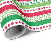 ストライプの ラッピングペーパー (ロールコーナー)