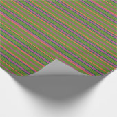 ストライプの ラッピングペーパー (角)