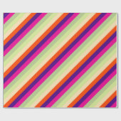 ストライプの ラッピングペーパー (フラット)