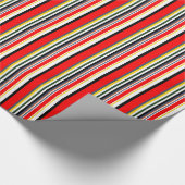 ストライプの ラッピングペーパー (角)