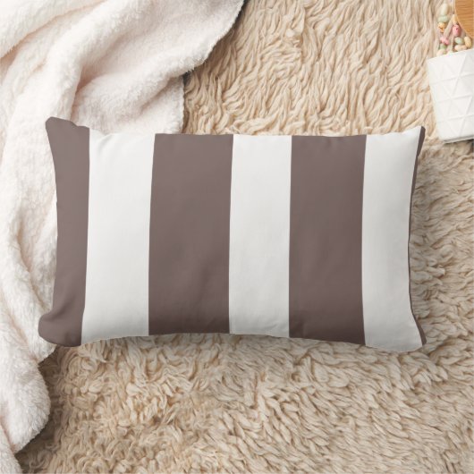ストライプの ランバークッション (ブランケット)