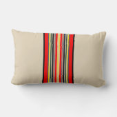 ストライプの ランバークッション (裏面)