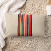 ストライプの ランバークッション (ブランケット)