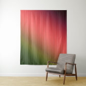 ストライプの，赤，緑，グラデーション タペストリー (インサイチュ)