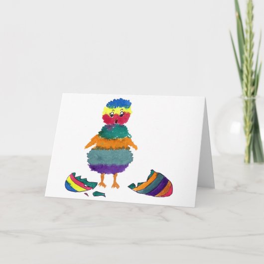 ストライプのBitty Greeting Card カード (正面)