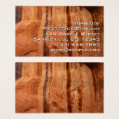 ストライプのRock of Double Arch Alcove II at Zion (正面&裏面)