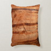 ストライプのRock of Double Arch Alcove II at Zion アクセントクッション (正面(垂直))