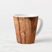 ストライプのRock of Double Arch Alcove II at Zion カフェラテマグ (右アングル)