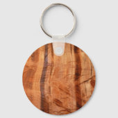 ストライプのRock of Double Arch Alcove II at Zion キーホルダー (裏面)