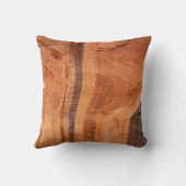 ストライプのRock of Double Arch Alcove II at Zion クッション (裏面)