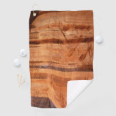 ストライプのRock of Double Arch Alcove II at Zion ゴルフタオル (インサイチュ)