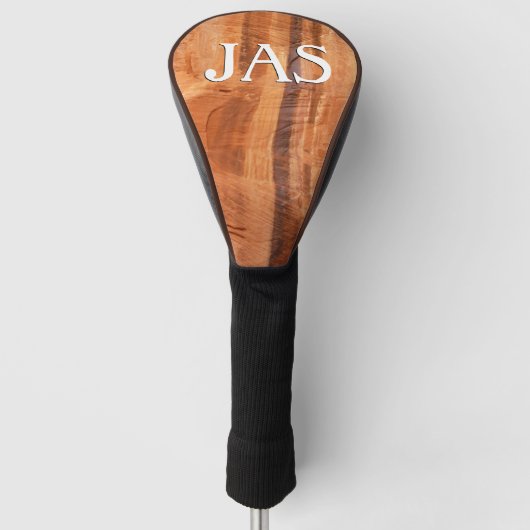 ストライプのRock of Double Arch Alcove II at Zion ゴルフヘッドカバー (正面)