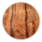 ストライプのRock of Double Arch Alcove II at Zion セラミックノブ (正面)