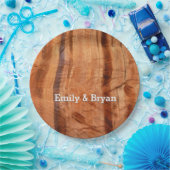 ストライプのRock of Double Arch Alcove II at Zion ペーパープレート (パーティー)