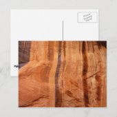 ストライプのRock of Double Arch Alcove II at Zion ポストカード (正面/裏面)
