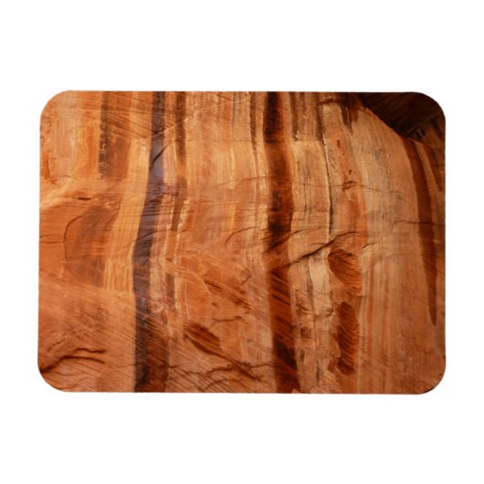 ストライプのRock of Double Arch Alcove II at Zion マグネット (横)