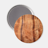 ストライプのRock of Double Arch Alcove II at Zion マグネット (正面/裏面)