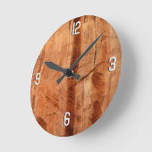 ストライプのRock of Double Arch Alcove II at Zion ラウンド壁時計 (傾斜)