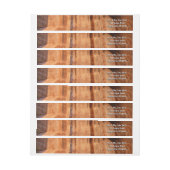 ストライプのRock of Double Arch Alcove II at Zion ラップアラウンドラベル (シート)