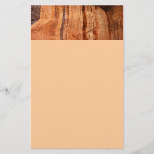 ストライプのRock of Double Arch Alcove II at Zion 便箋 (正面)