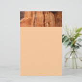 ストライプのRock of Double Arch Alcove II at Zion 便箋 (スタンド正面)