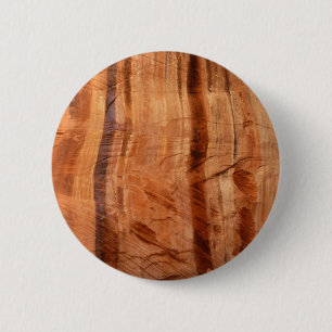 ストライプのRock of Double Arch Alcove II at Zion 缶バッジ