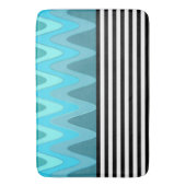 ストライプアイディアとパターンミックス バスマット (正面縦)