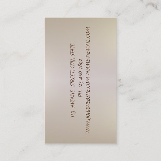 ストライプエレガント 名刺 (裏面)