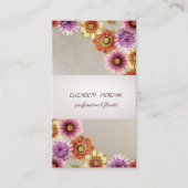 ストライプエレガント 名刺 (正面)