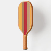 ストライプカラフル縦ストライプ列 ピックルボールラケット (左)