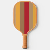 ストライプカラフル縦ストライプ列 ピックルボールラケット (裏面)
