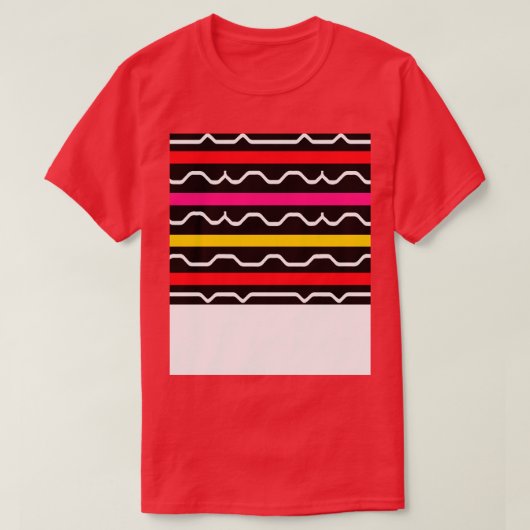 ストライプカラーズバウハウス1 Tシャツ (デザイン正面)